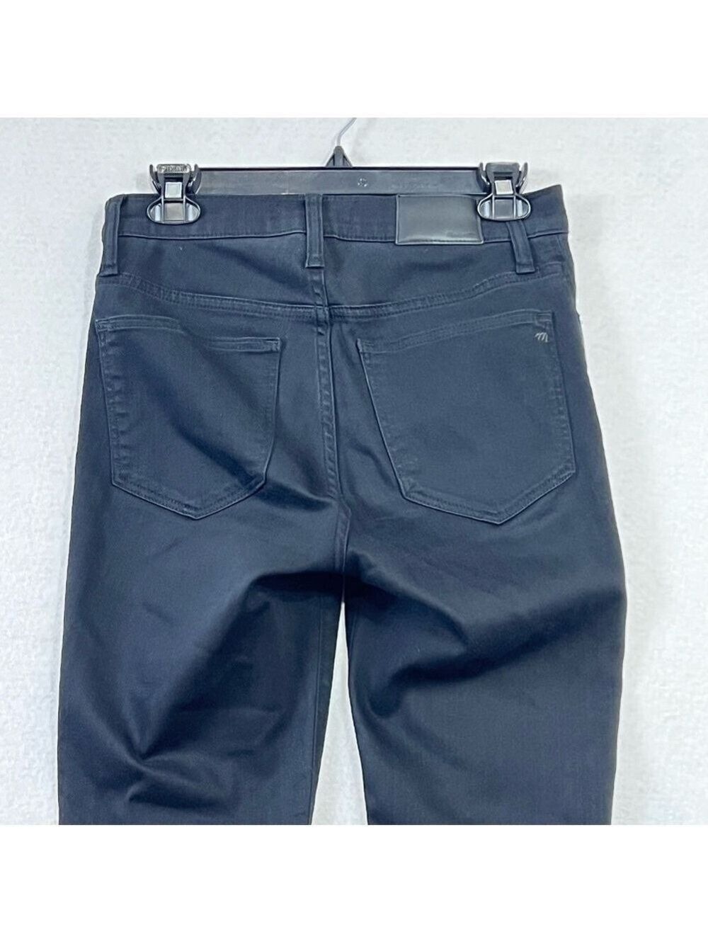 Madewell 9" Mid rise Skinny Jeans Stretch Boho Sz 27 Black - Picture 6 of 15